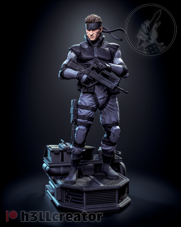 Solid Snake - MGS STL 3D PRINTING